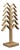 Herma Steur, Geometric Abstract Sculpture, 1990s, Oak For Sale