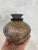 Coffee Vintage Boho Studio Pottery Vase For Sale - Image 8 of 9