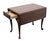 Late 20th Century Bassett Furniture Solid Cherry Traditional Style 34" Drop Leaf Accent End Table For Sale - Image 5 of 16