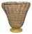 Mid 20th Century Ercole Barovier Zebrato Murano Art Glass Vase Zebrati for Ferro Toso Barovier For Sale