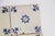 Ceramic 19th Century Set of Four Tiles Blue & White Floral, Portuguese For Sale - Image 7 of 14