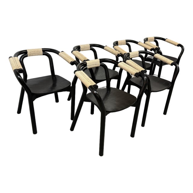 Tatsuo Kuroda for Normann Copenhagen Knot Dining Chairs, Set of Six For Sale