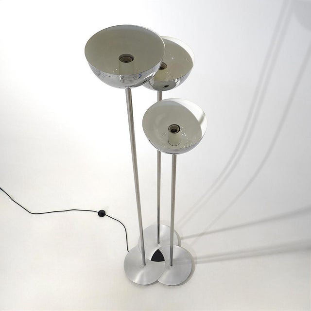 3-Stem Floor Lamp from Lamperti, 1970s For Sale - Image 4 of 16