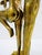 Vintage Brass Art Deco Long Haired Nude Woman Sculpture Attributed Klara Sever For Sale - Image 11 of 14