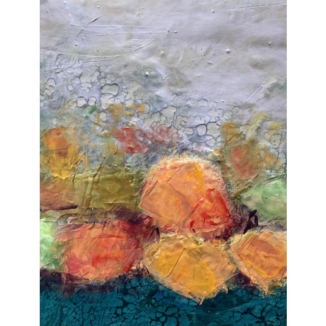 "Was It Even Real" is an original abstract mixed media painting on panel by Zac Woodiel. This piece features various...