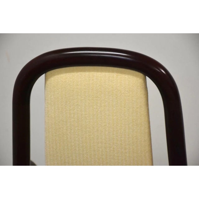 Off-white 1970s Rosewood Color Dining Arm Chairs by Boltinge - a Pair For Sale - Image 8 of 9