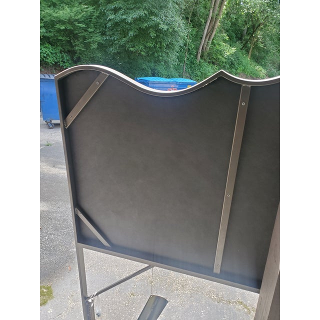 Metal Vintage Wesley Allen Headboard For Sale - Image 7 of 9