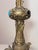 Antique 1800's Ornate Bronze Religious Candle Holder Electric Table Lamps - a Pair For Sale - Image 12 of 14