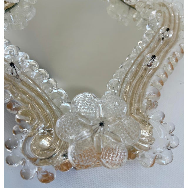 1950s Italian Murano Venetian Table or Wall Mirror For Sale - Image 12 of 12