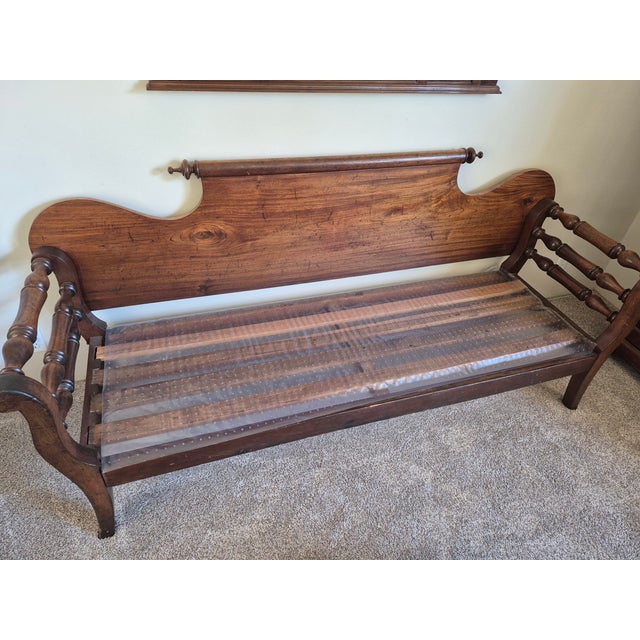 This 19th Century Regency Australian Cedar Miners Couch (1860 - 70) was imported to the United States from Australia in...