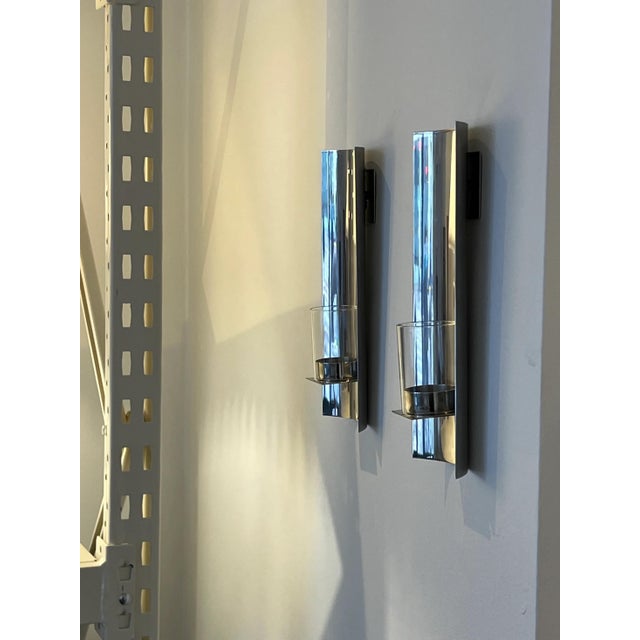 Vintage Aluminium Candleholder, 1980s, in Good conditions. Designed 1980 to 1989