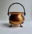 Iron Footed & Handled Hand Hammered Copper Pot, C. 1970's For Sale - Image 4 of 17