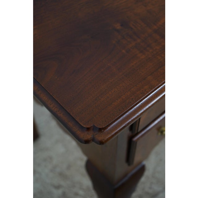 Wood Frank Rhodes Bench Made Walnut Lowboy For Sale - Image 7 of 12