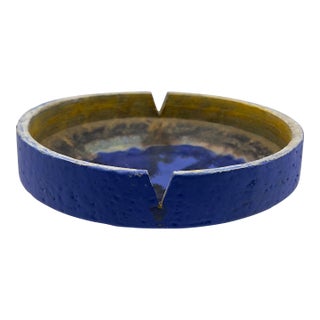 1960s Signed Marcello Fantoni for Raymor Ceramic Ashtray / Catchall For Sale