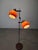 1970s Mid-Century Hungarian Orange and Chrome Double Globe Floor Lamp, 1970s For Sale - Image 5 of 18