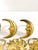 Late 20th Century Vintage Celestial Sun and Moon Napkin Rings – Set of 8 Gold Tabletop Decor – Boho Entertaining Table Setting For Sale - Image 5 of 10