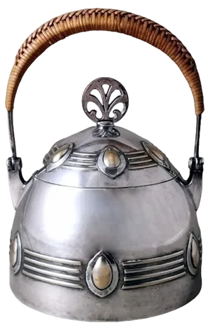 Art Nouveau German Silver-Plated Metal Sugar Bowl from WMF, 1906