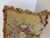 Mid 20th Century French Aubusson Style Tapestry Pillow with Silk Velvet Backing For Sale - Image 5 of 15