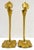 Late 19th Century Late 19th Century Pair Art Nouveau German Cast Brass Calla Lily Candlesticks Attributed to Richard Müller For Sale - Image 5 of 13