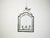 A vintage French nickel six-light lantern from the mid 20th century, with shaped glass panels. Created in France during...
