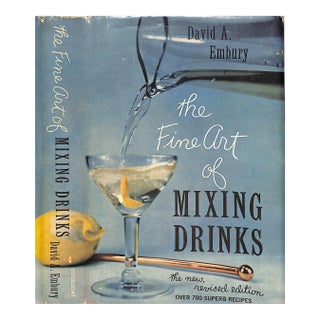 "The Fine Art of Mixing Drinks" 1958 Embury, David A. For Sale