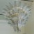 Italian Clear and Smoky Palmette Chandelier For Sale - Image 3 of 5