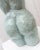Heavier, masculine vintage torso made of ceramic with light blue glaze. The almost 7kg statue is massive and high -quality...