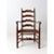 Antique Rush Seat Arm Chair For Sale - Image 11 of 12