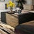 Contemporary Discontinued Four Hands Maya Coffee Table in Hand Carved Reclaimed Wood For Sale - Image 3 of 5