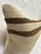 Turkish Hemp Pillow Cushion Natural Beige Brown Pillow Cushion Cover 16" x 24" For Sale - Image 4 of 4