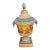 Antique Early 19the Century Dutch Tole Covered Urn With Ochre in Painted Design For Sale