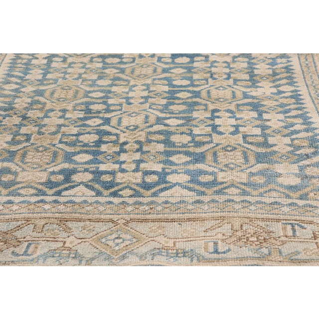 Early 20th Century Antique Persian Bijar Rug, 03'11 X 06'00 For Sale - Image 5 of 10