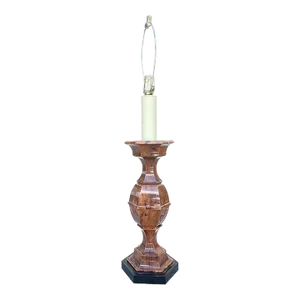 Vintage Faux Tortoise Bakelite Urn Lamp