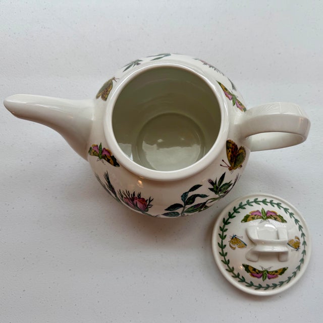 Vintage Portmeirion Teapot With Lid - Botanic Garden For Sale - Image 9 of 10