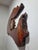 Meteor Through Time – One-of-a-Kind Handcrafted Driftwood Wall Clock Sculpture For Sale - Image 4 of 18