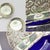 Vintage Italian Sterling Silver 800 Swan Salt Cellars with Cobalt Glass Liners and Spoons, 1970s, Set of 4 For Sale - Image 11 of 13