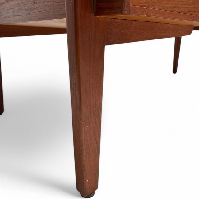 Wood Danish Teak Desk by Henning Jorgensen, 1960s For Sale - Image 7 of 9