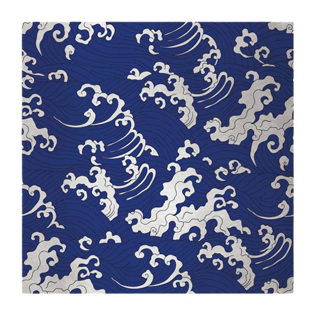 Wave 5 Fabric Wall Covering by Chiara Mennini for Midsummer-Milano For Sale