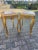 1990s French Louis XVI Gold Pink Marble Side Tables Pair For Sale - Image 17 of 17