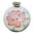Hand-Painted Lotus Motif Porcelain Vase For Sale