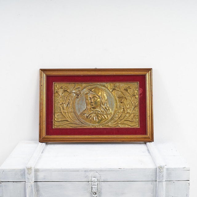 Unknown, Liberty Madonna, 2000s, Copper, Framed For Sale - Image 5 of 5