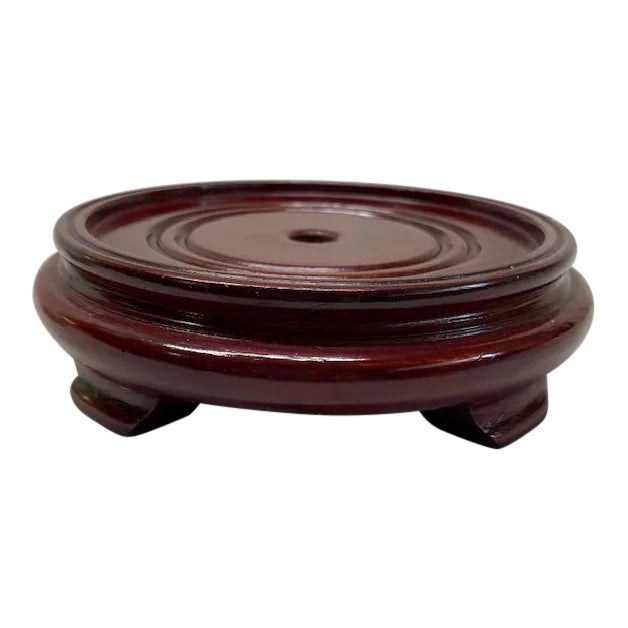 Asian Wooden Plant/Vase Stand For Sale