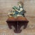 Vintage Hand Painted Folk Art Wooden Kitchen Shelf Featuring Girl Baking With Dog For Sale - Image 9 of 10