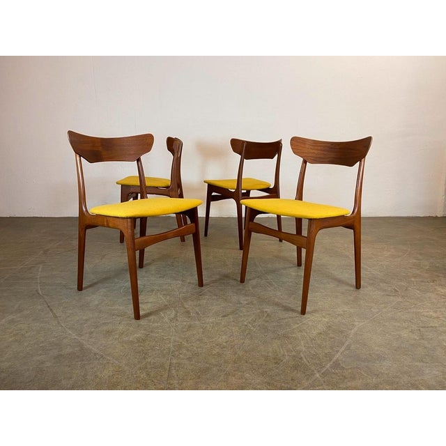 Mid-Century Danish Chairs in Teak by Schiønning & Elgaard, 1960s