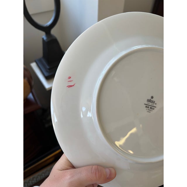 Mid-Century Modern Vintage Mid Century Modern Miskasa Dinner Plates “Bluebells” - Set of 10 For Sale - Image 3 of 5