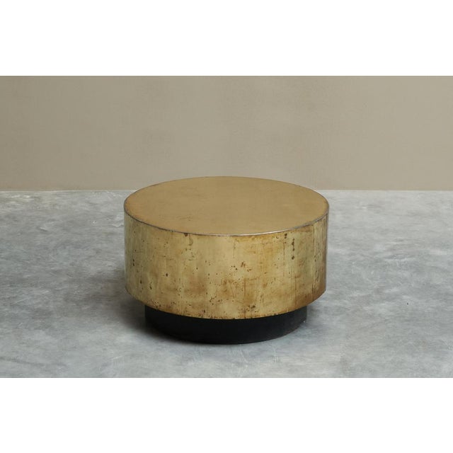 Unique Hand Made Coffee Table in Patinated Brass, Europe, 1970s. This is a truly unique coffee - or side - table in...