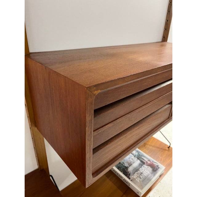 Vintage Danish 2-Bay Wall Unit by P. Cadovius, 1960s For Sale - Image 15 of 18