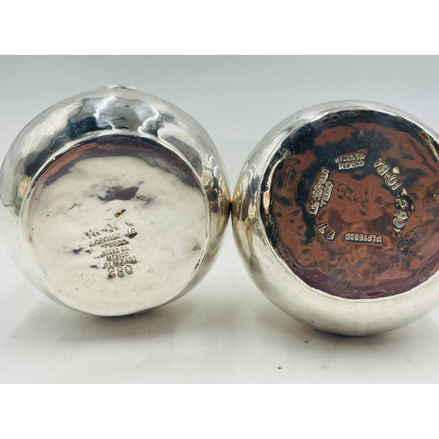 Los Castillo Silver Hummingbird Creamer, Sugar & Ladle, Taxco 1960s For Sale - Image 18 of 18