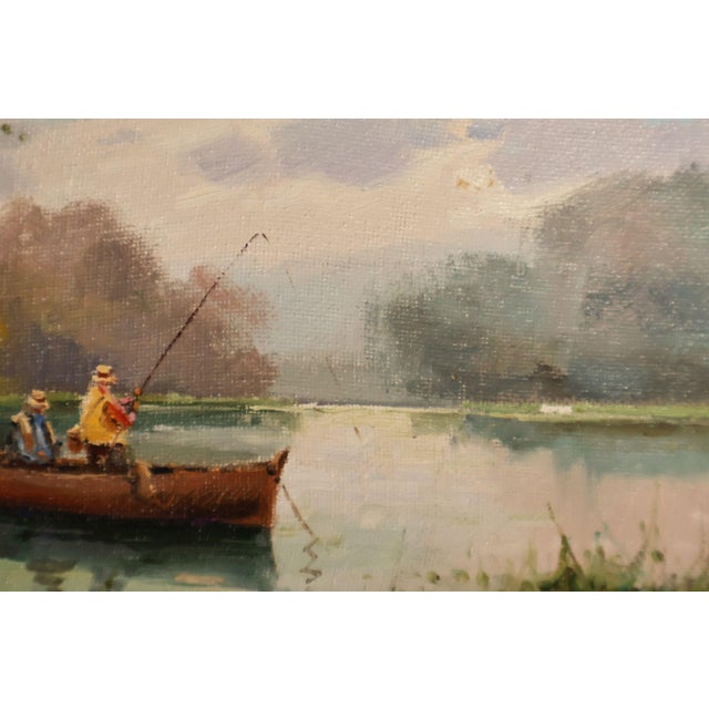 Salvador Caballero Pair of Fishermen Paintings For Sale - Image 9 of 18