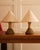 Brown Vintage Table Lamps by Chirs Haskevm, Denmark, 1960s, Set of 2 For Sale - Image 8 of 9